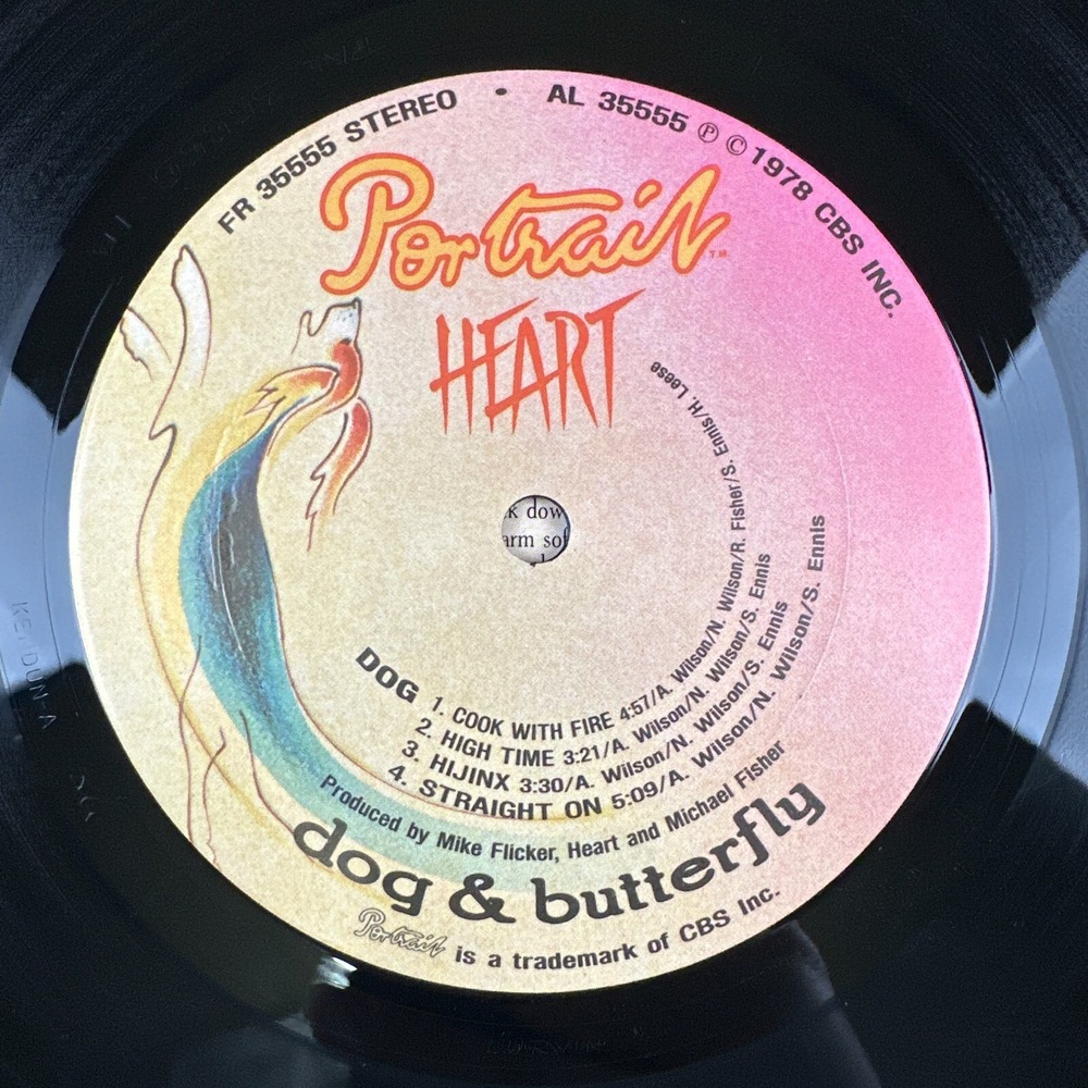 Heart Dog & Butterfly Album Vinyl Record LP 1978 Portrait Gatefold PBL-35555-IA - Picture 5 of 15
